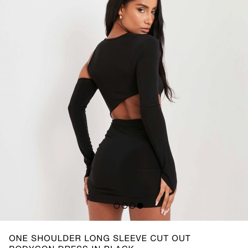 EGO official black cut out dress